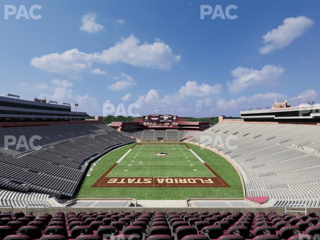 Seating view for Doak Campbell Stadium Section Club 321