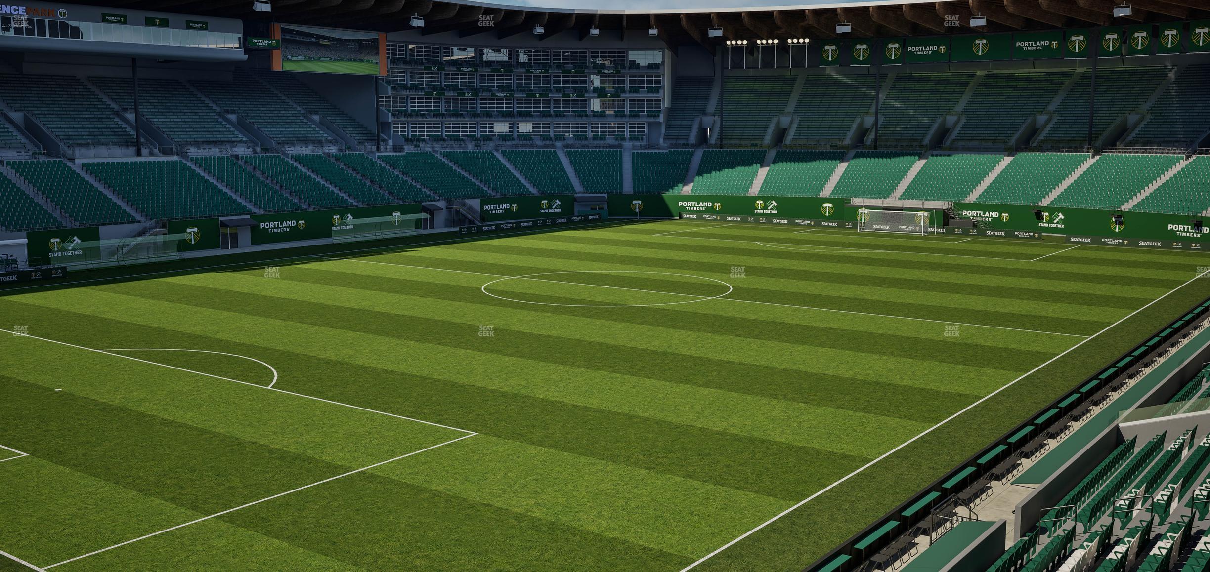 Seating view for Providence Park Section Loge 5