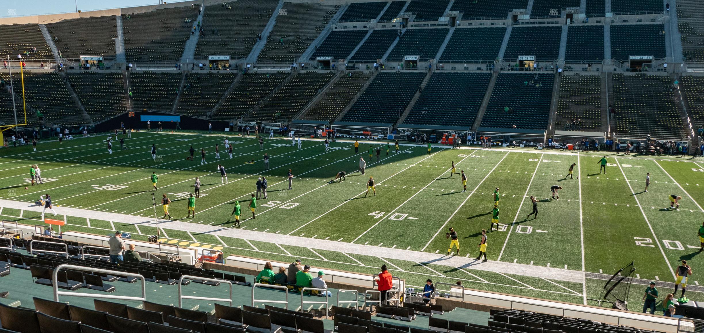 Seating view for Autzen Stadium Section 9