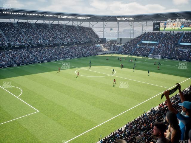 Seating view for Allianz Field Section Suite 19