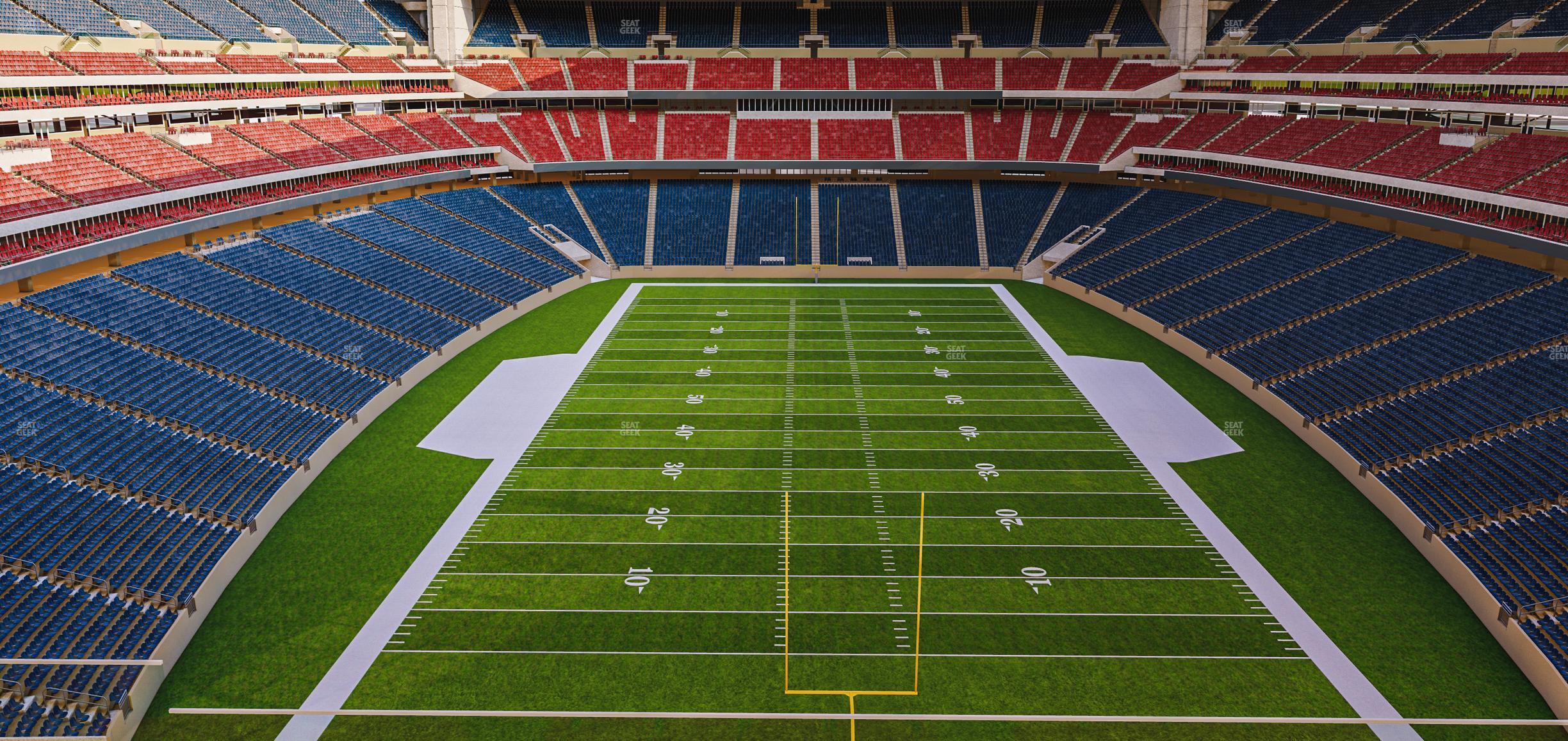 Seating view for NRG Stadium Section 547