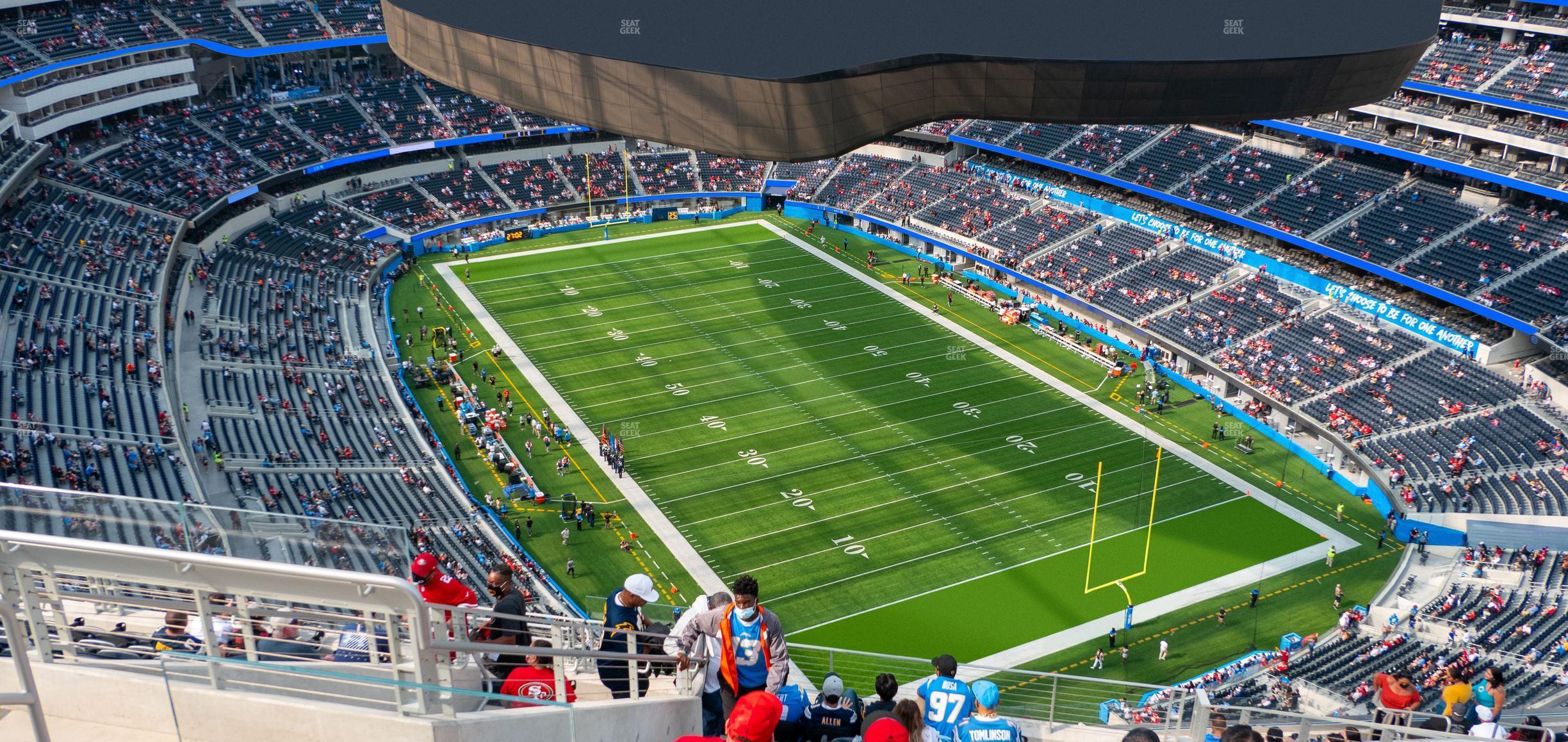 Seating view for SoFi Stadium Section 525