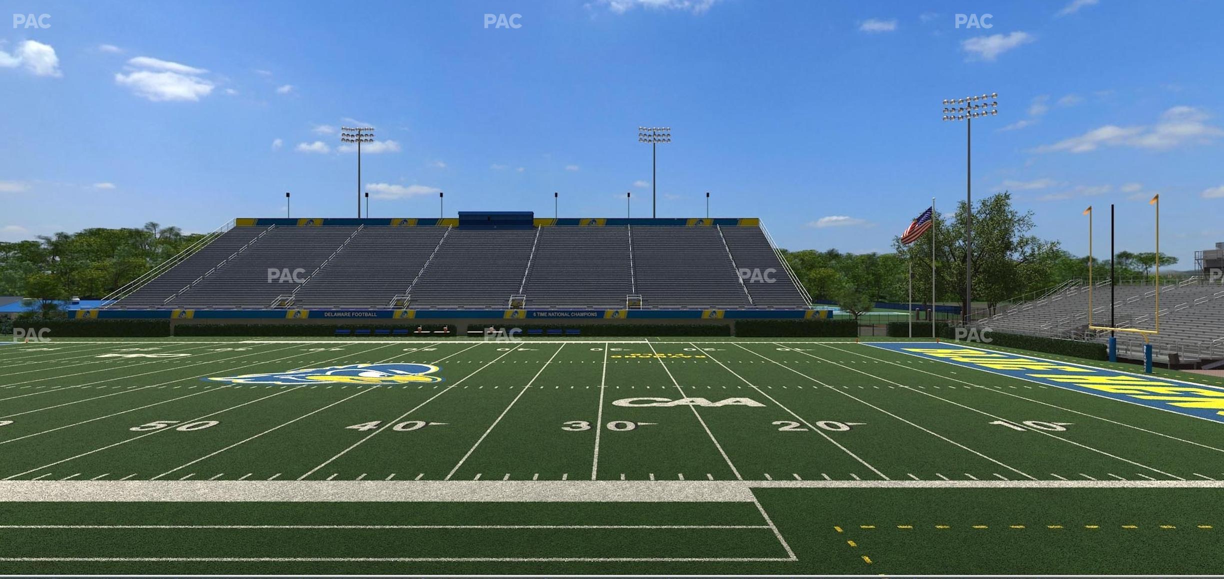 Seating view for Delaware Stadium Section Loge 103