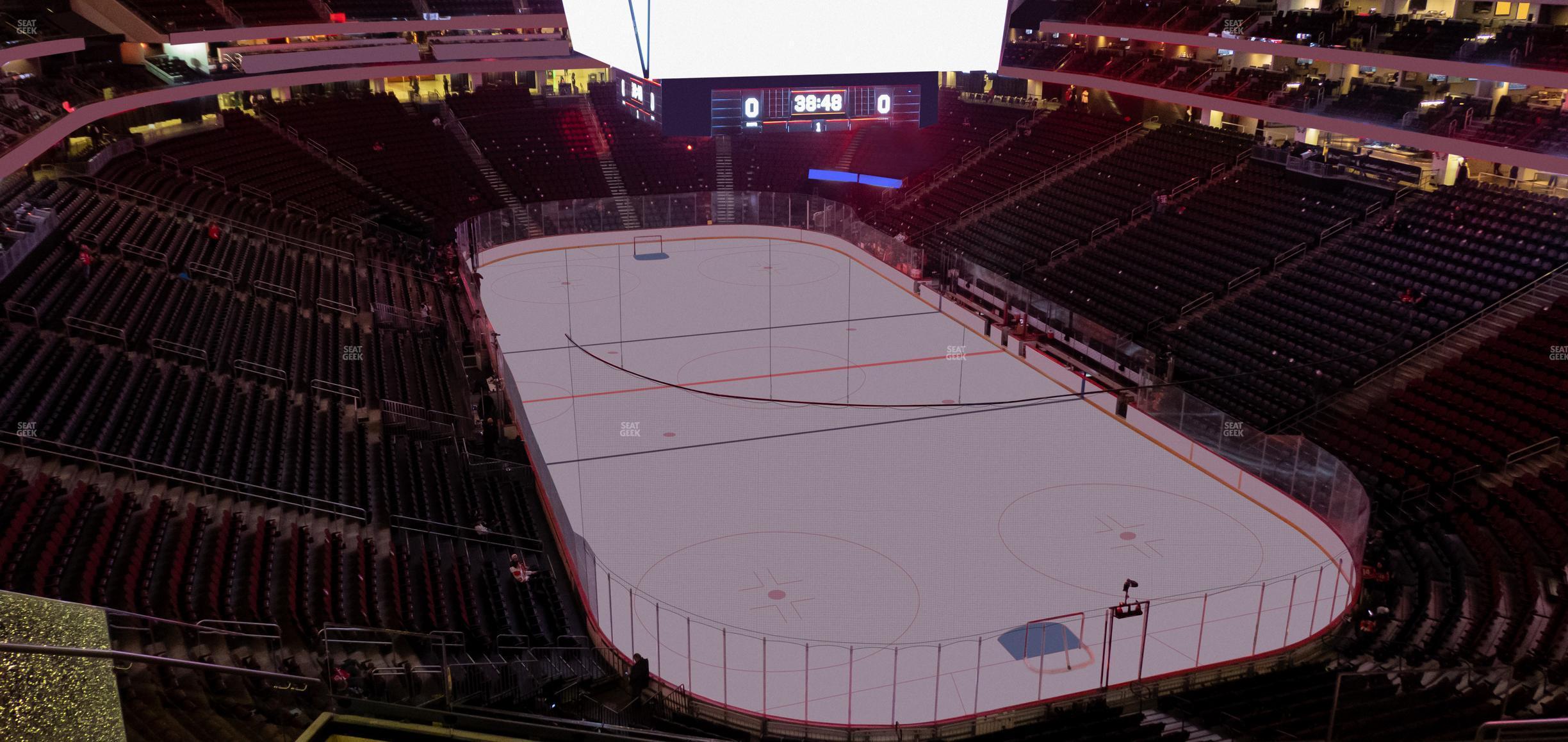 Seating view for Prudential Center Section 101