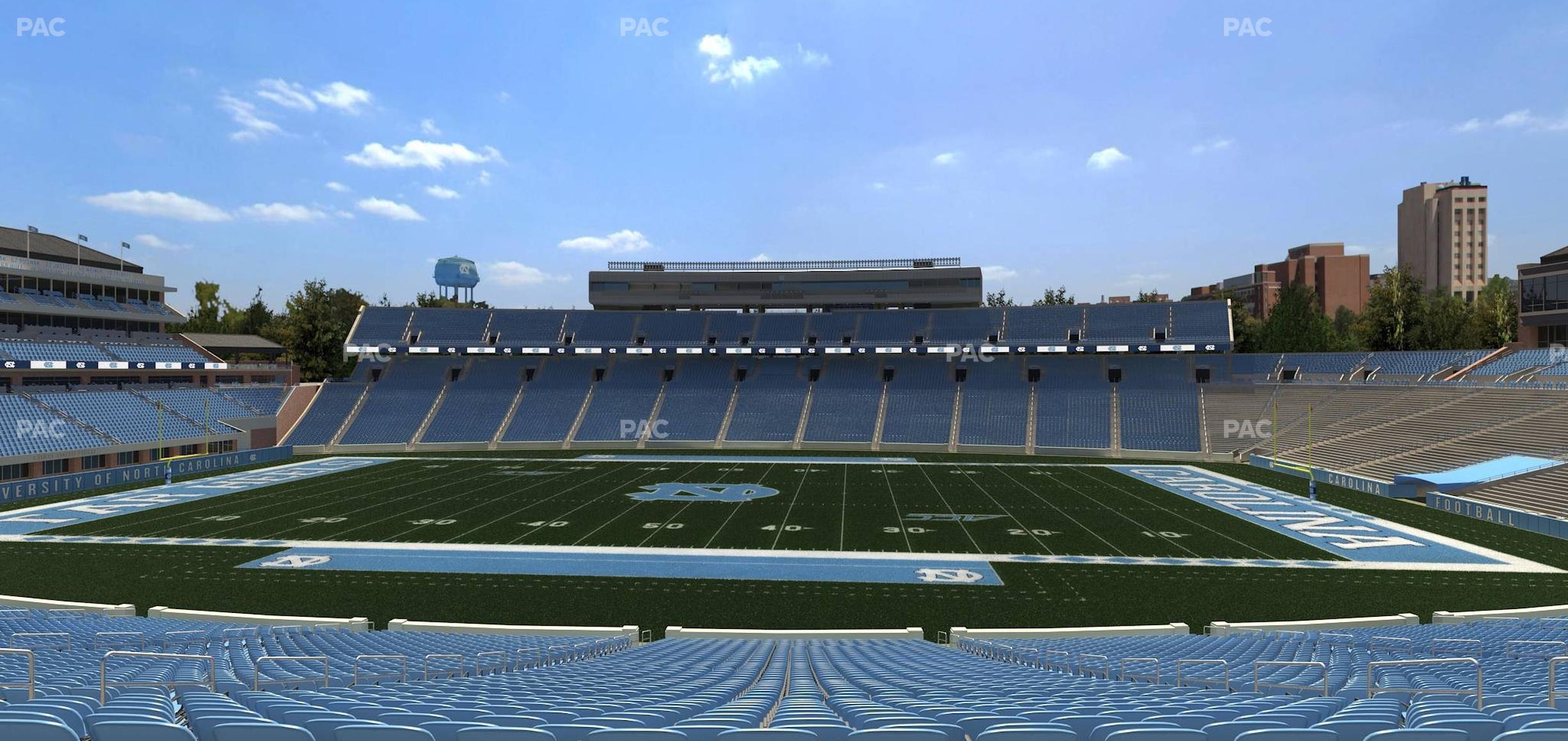 Seating view for Kenan Memorial Stadium Section 107