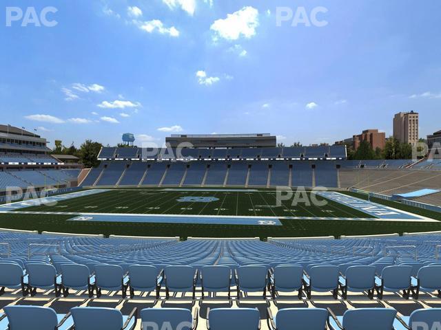 Seating view for Kenan Memorial Stadium Section 107