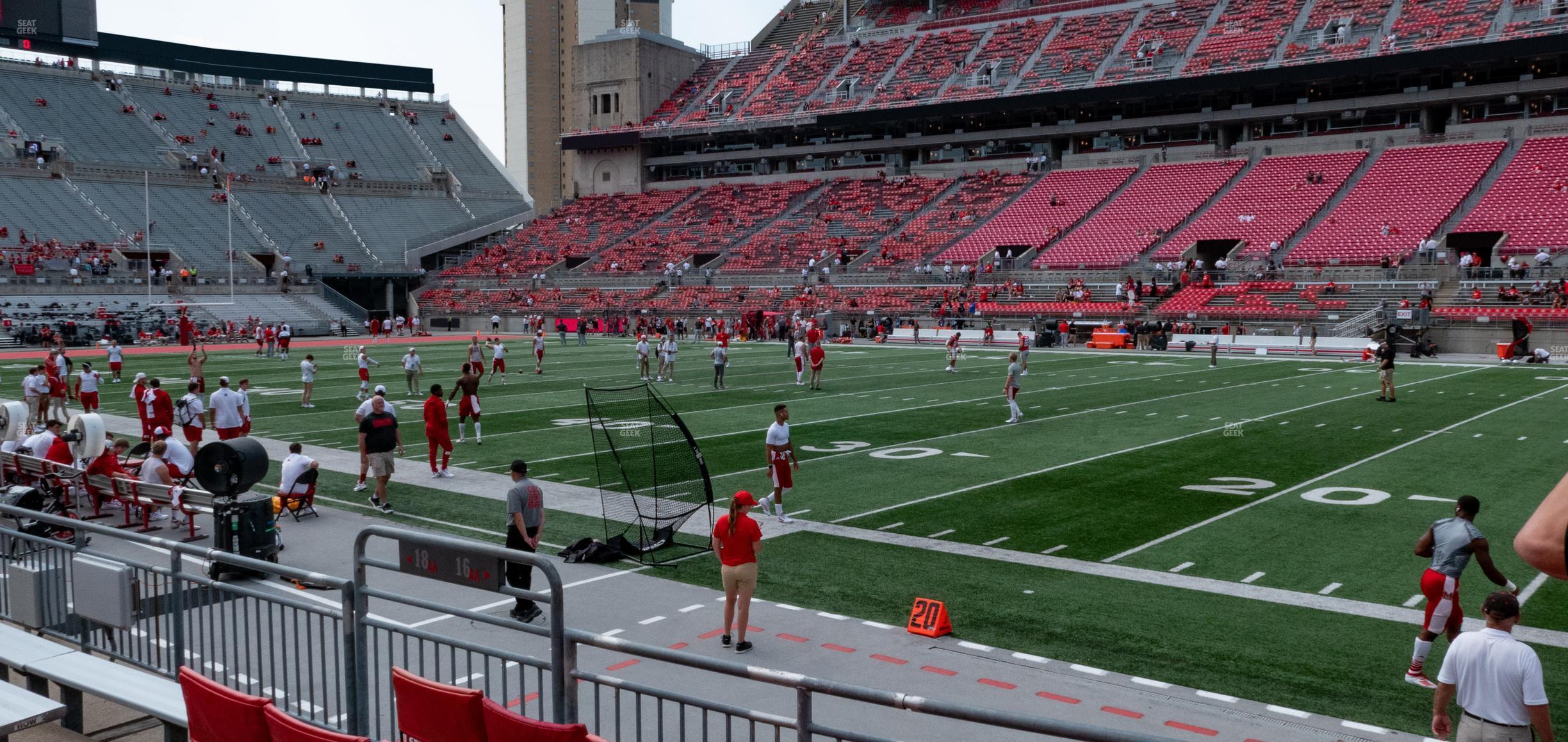 Seating view for Ohio Stadium Section 16 Aa