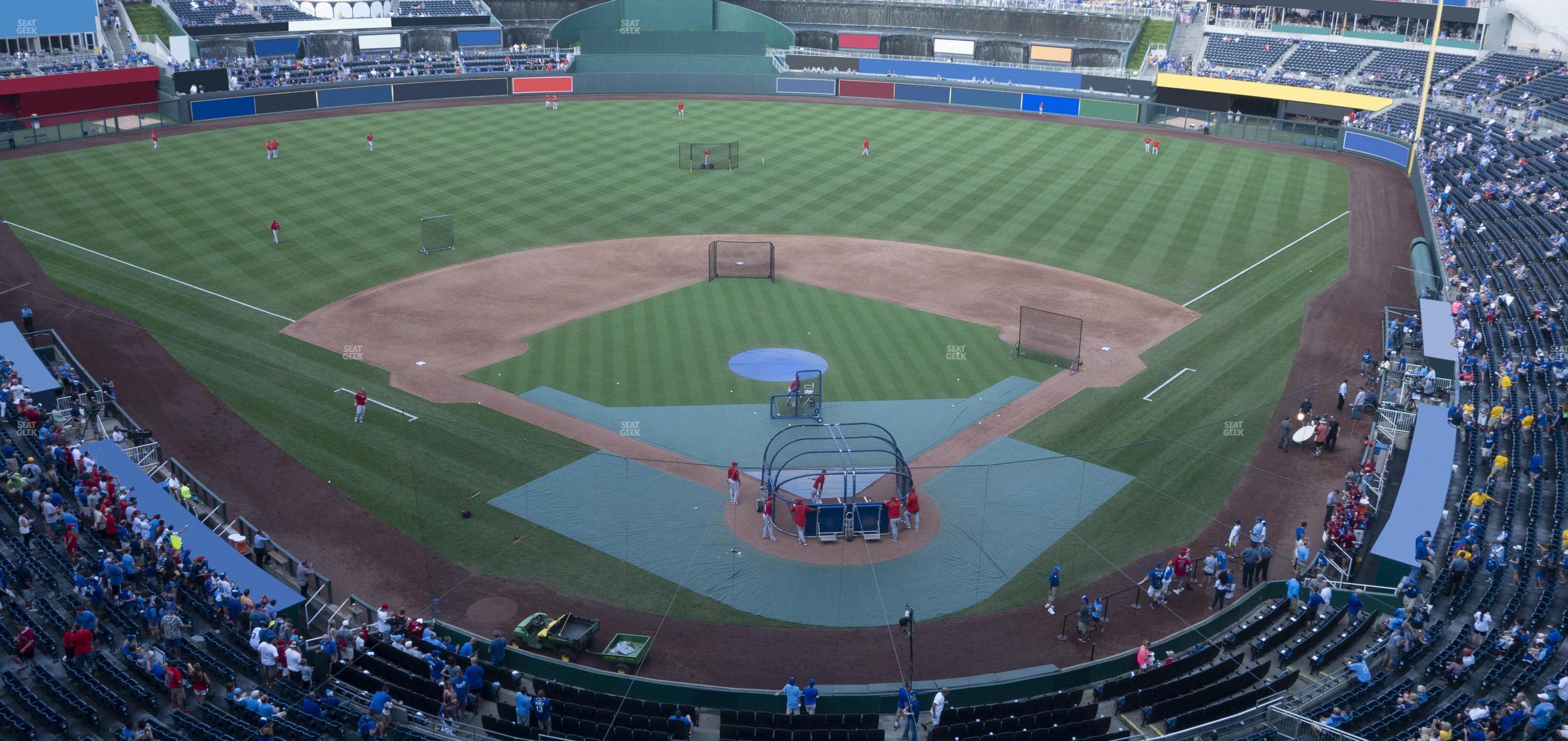 Seating view for Kauffman Stadium Section 419