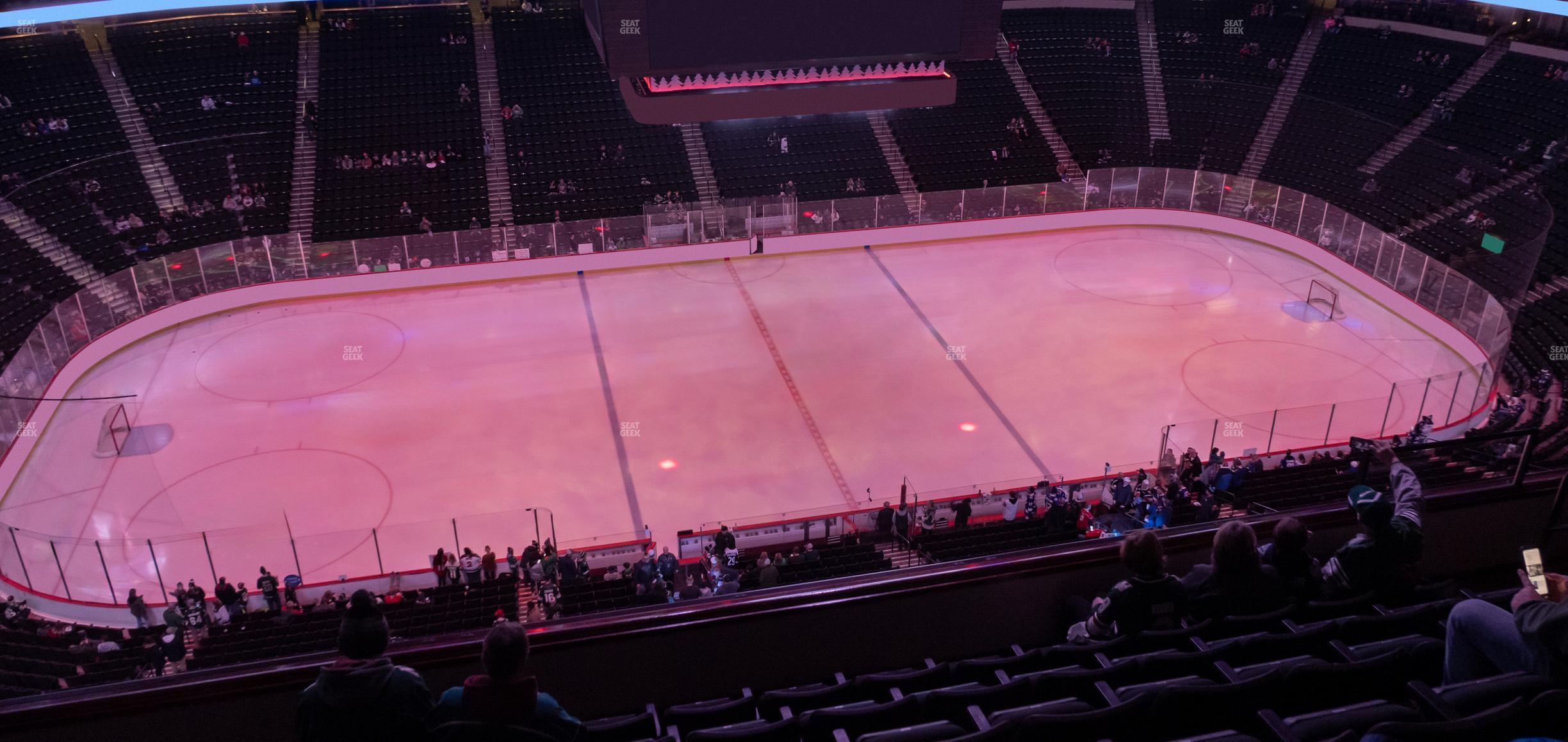 Seating view for Xcel Energy Center Section 220