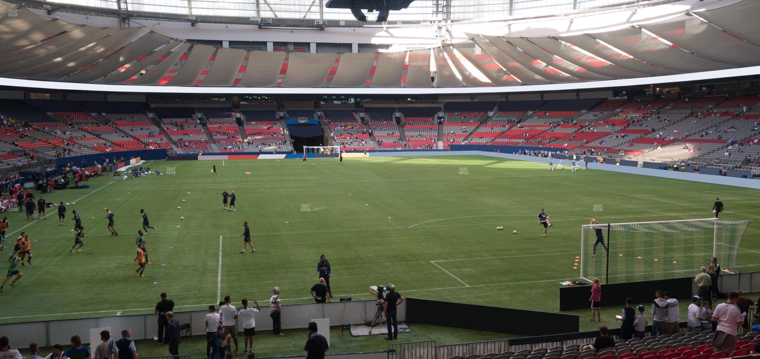 Seating view for BC Place Stadium Section 202