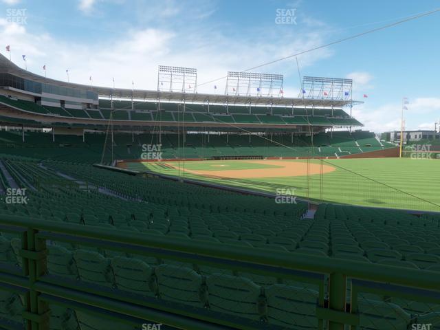 Seating view for Wrigley Field Section 131