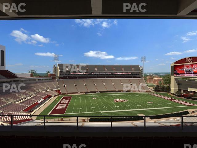 Seating view for Davis Wade Stadium Section 208