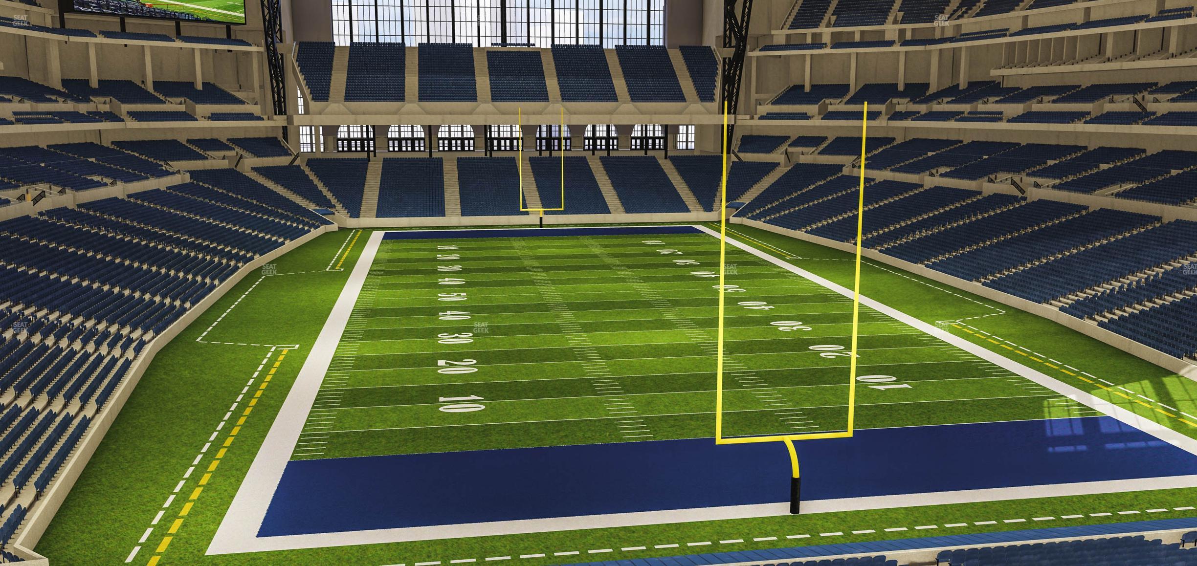 Seating view for Lucas Oil Stadium Section 328