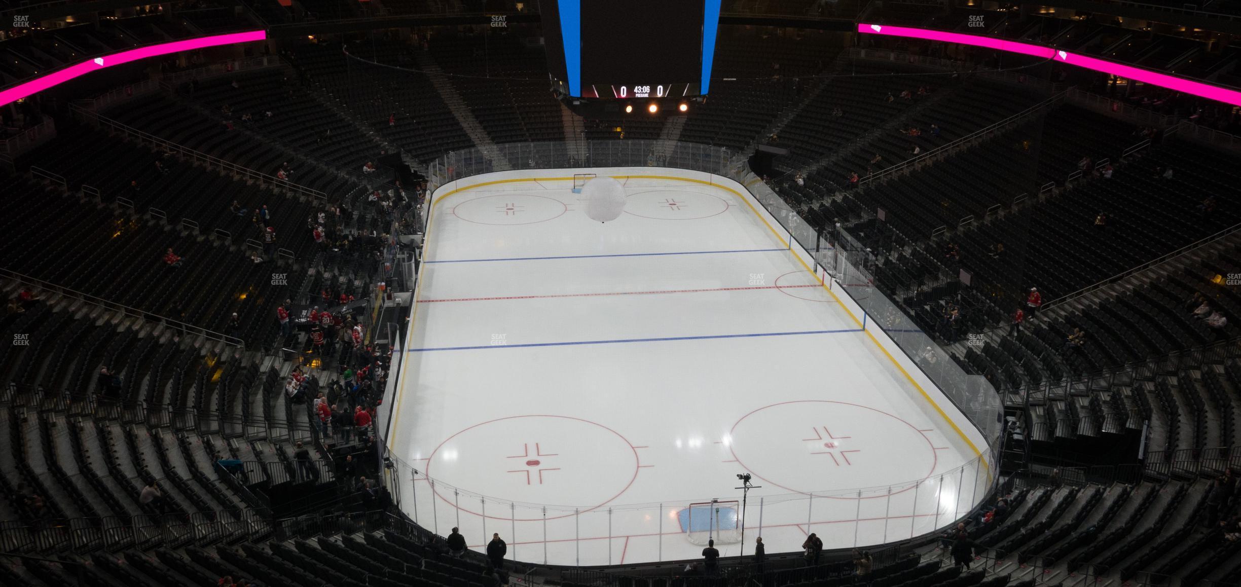 Seating view for T-Mobile Arena Section 213