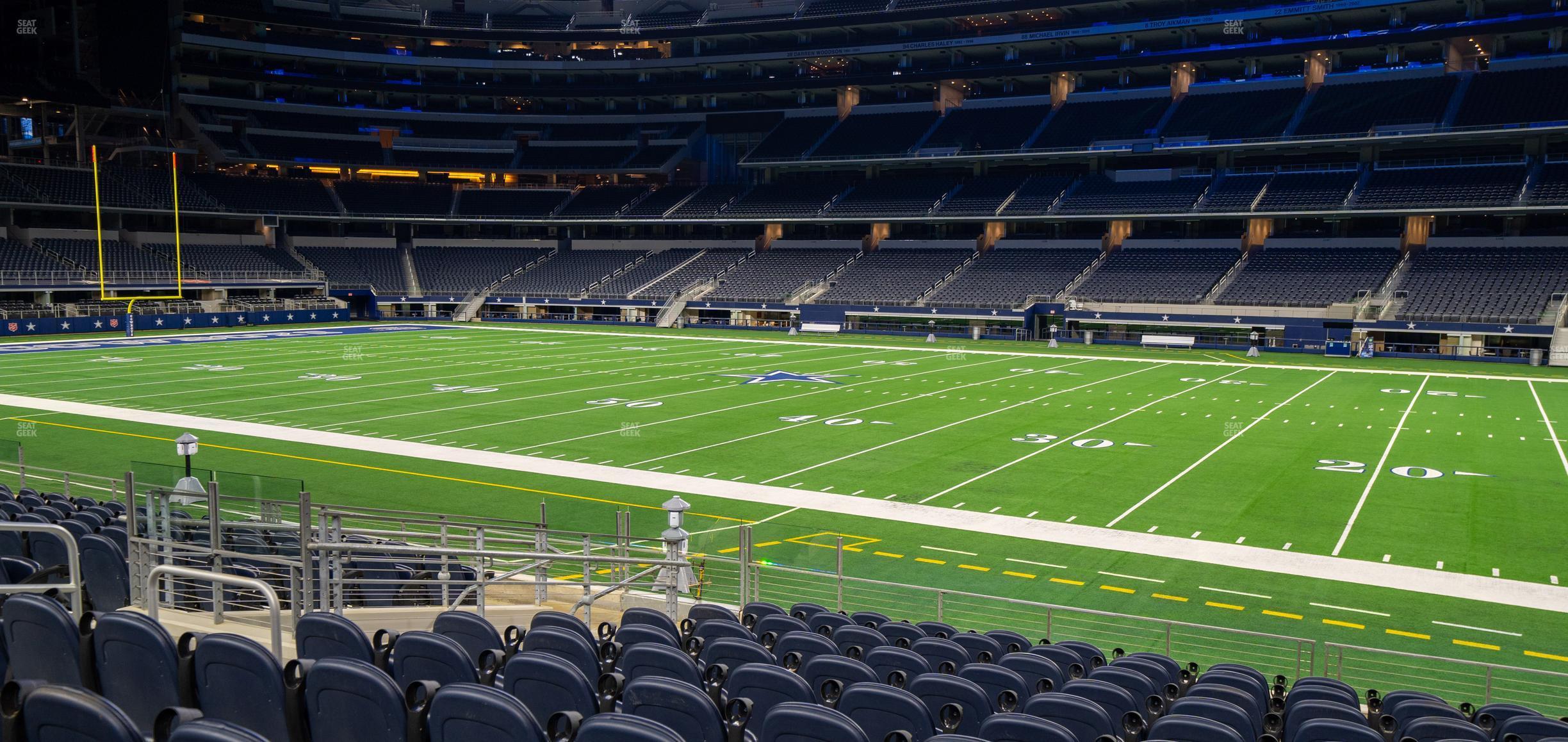 Seating view for AT&T Stadium Section C 108