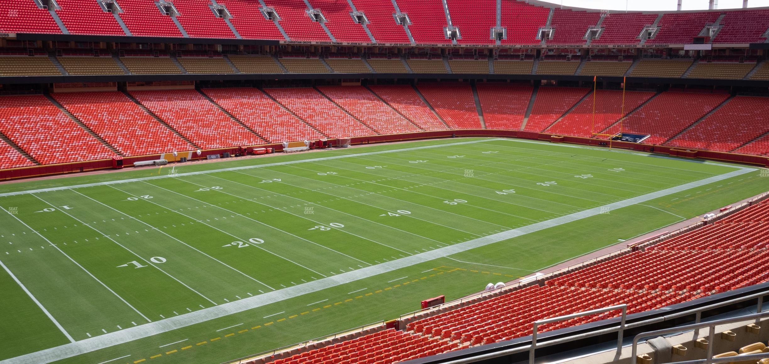 Seating view for GEHA Field at Arrowhead Stadium Section 229