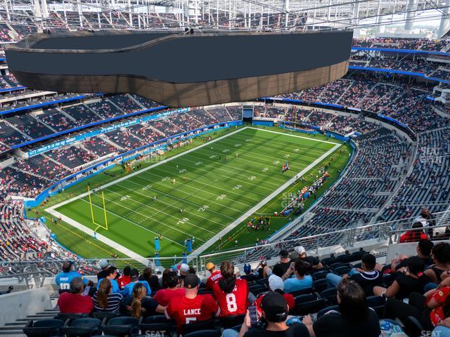 Seating view for SoFi Stadium Section 505