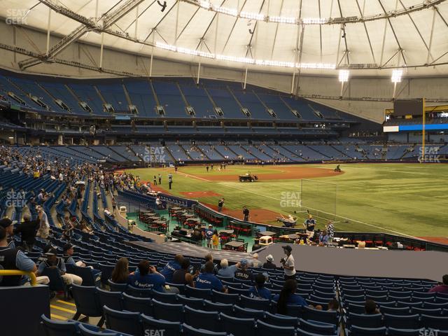 Seating view for Tropicana Field Section 136