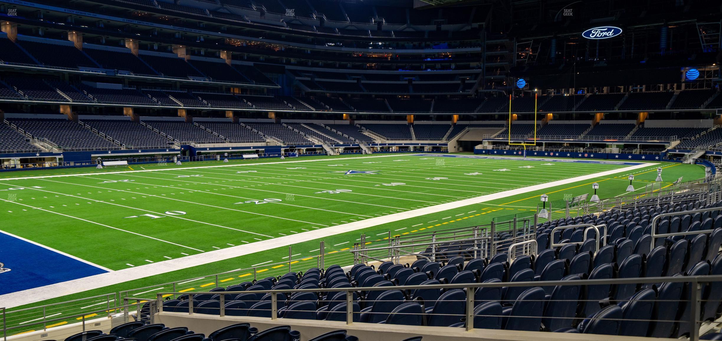 Seating view for AT&T Stadium Section 118