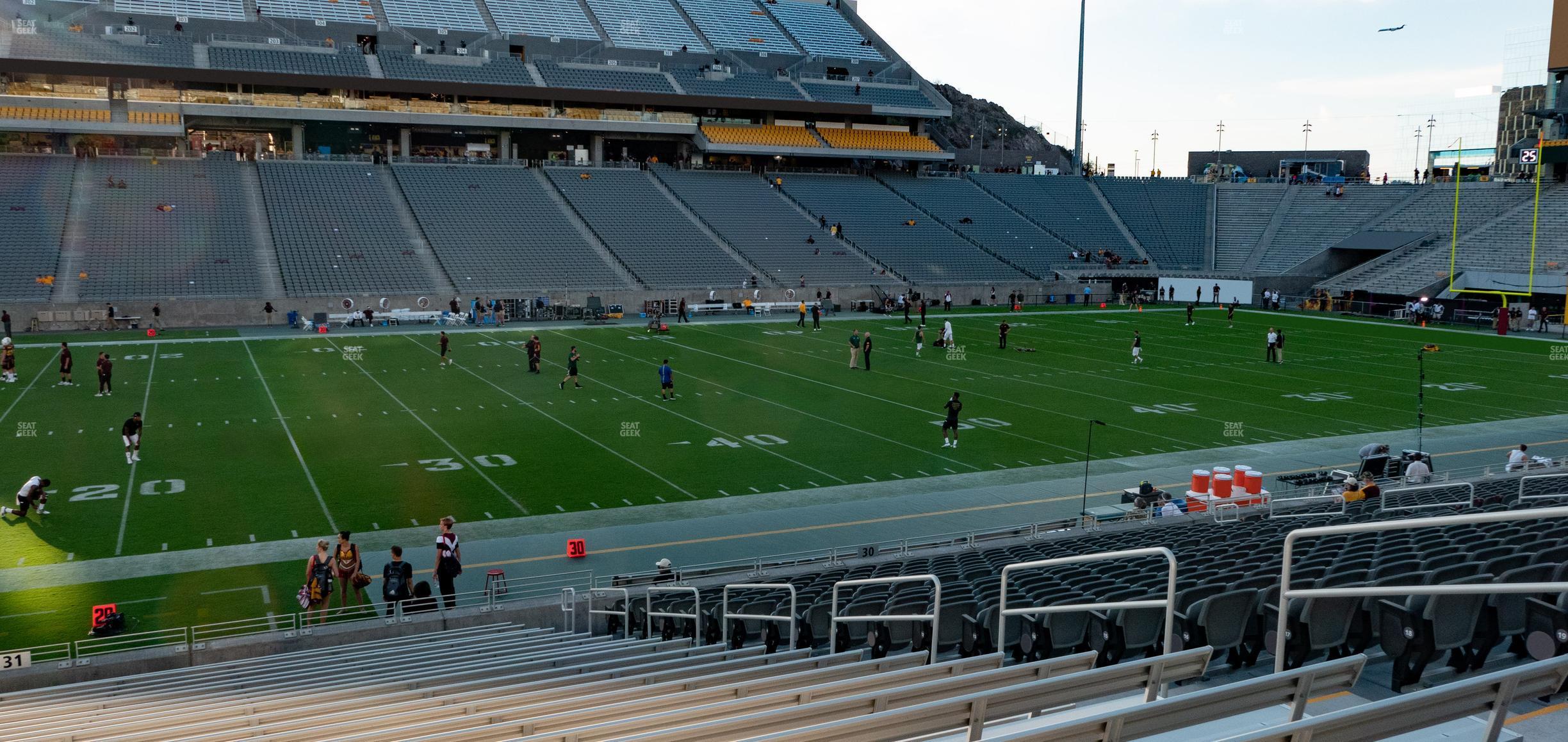 Seating view for Mountain America Stadium Section 31