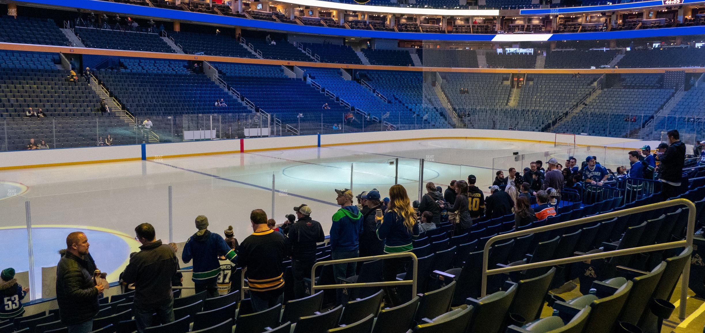 Seating view for KeyBank Center Section 107