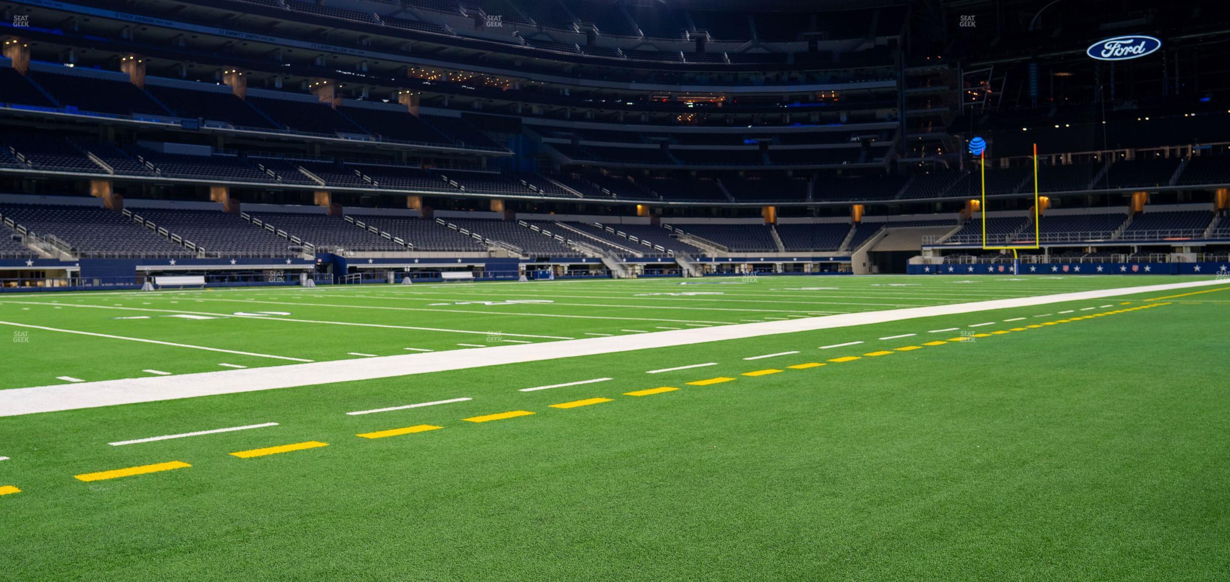 Seating view for AT&T Stadium Section Event Level Suite 21