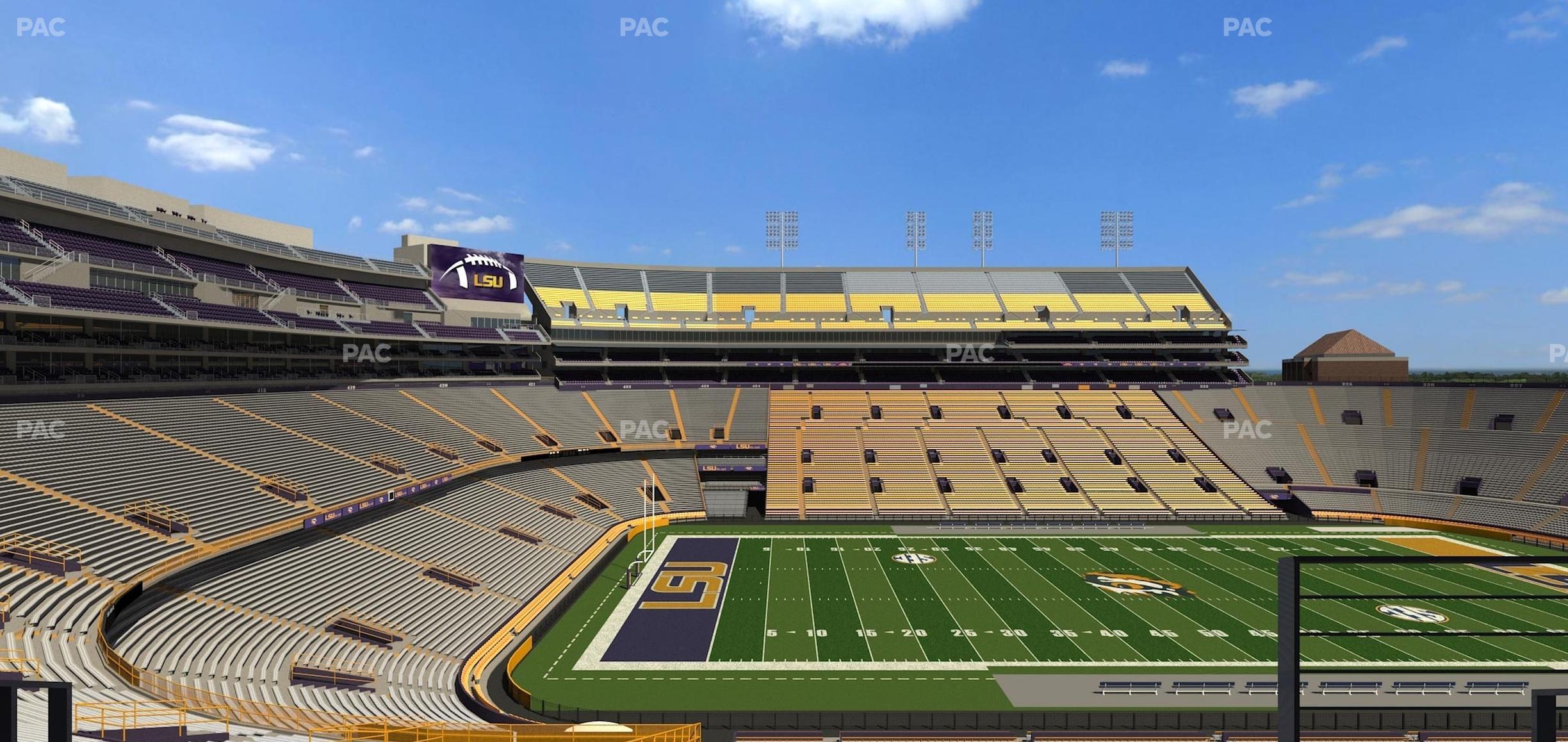 Seating view for Tiger Stadium Section Suite 122