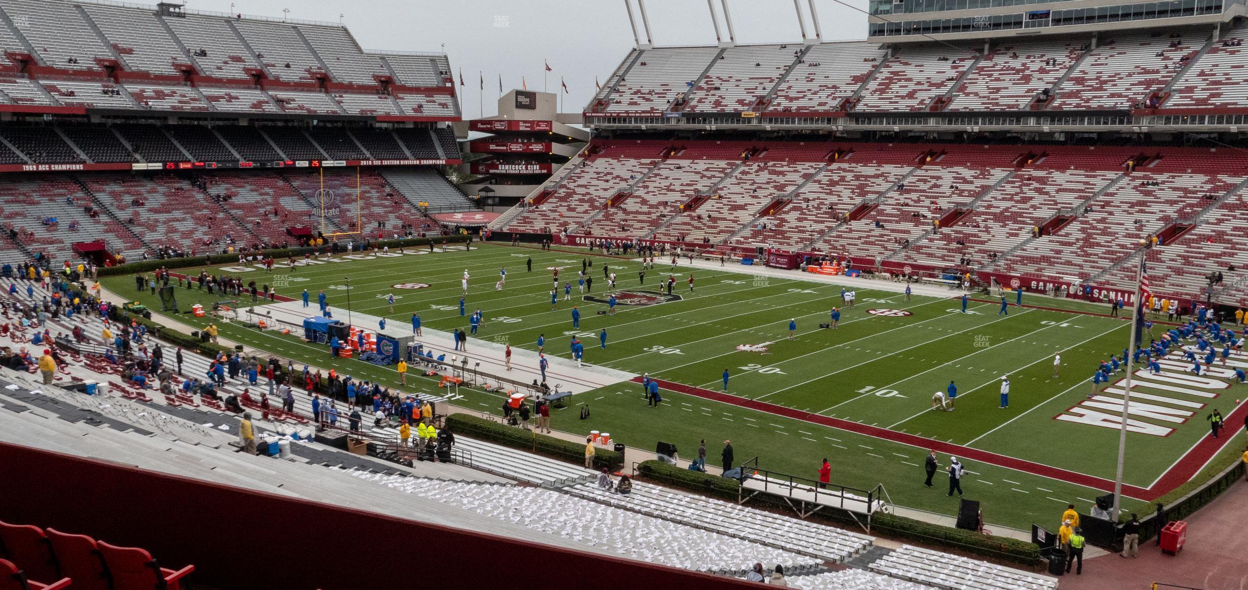 Seating view for Williams Brice Stadium Section 412