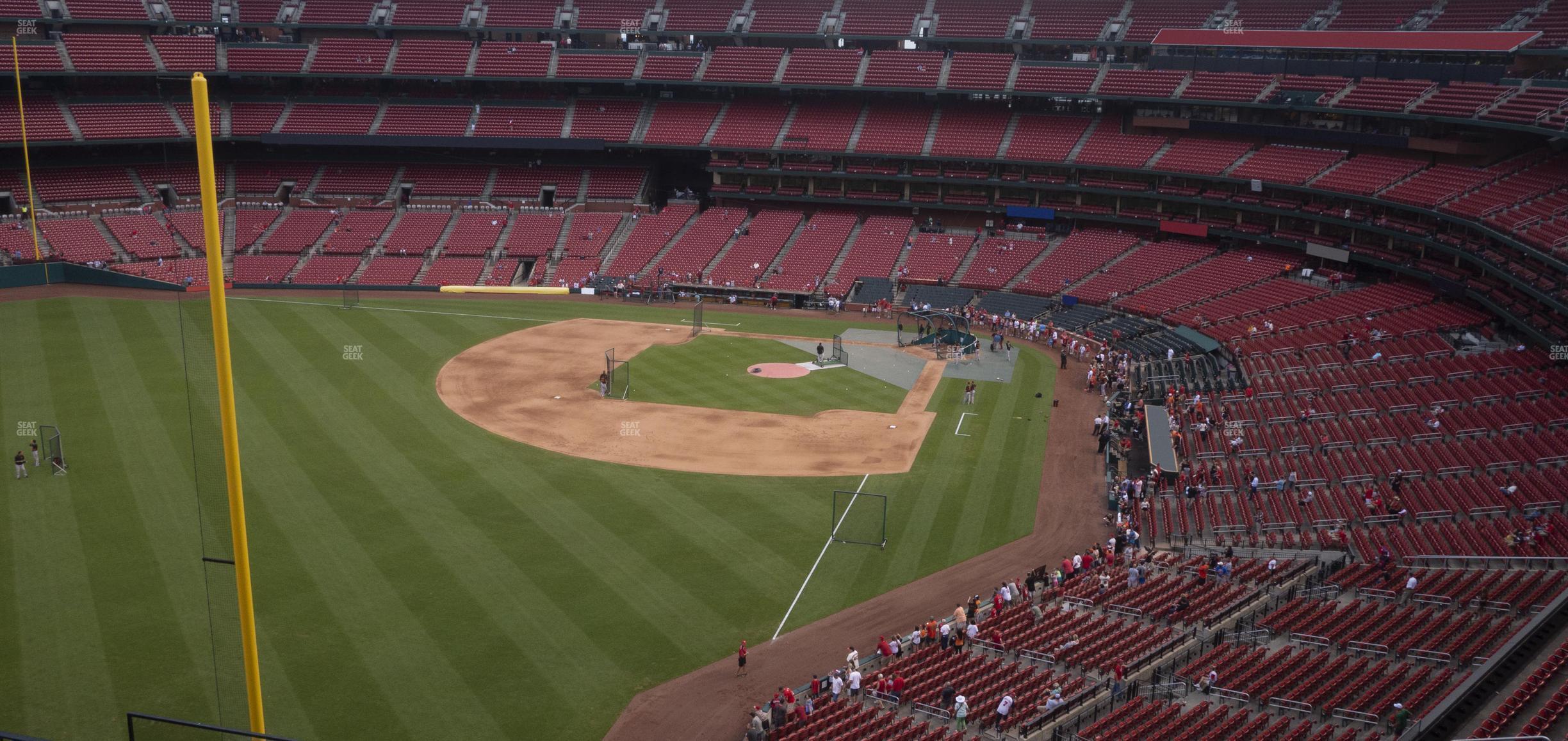 Seating view for Busch Stadium Section Left Field Pavilion 370