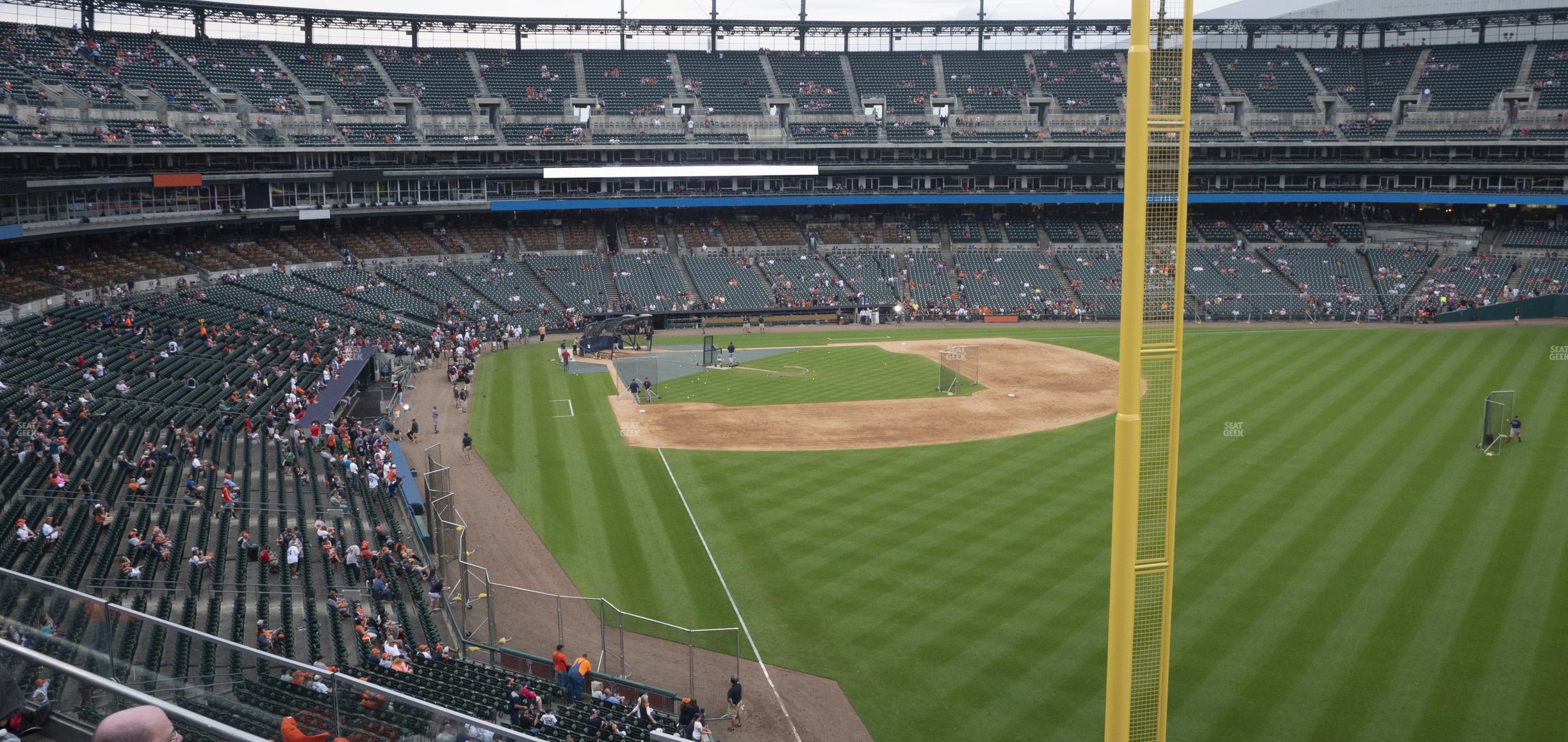 Seating view for Comerica Park Section 210