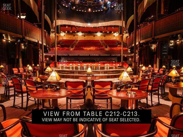 Seating view for August Wilson Theatre Section Orchestra Table Seating 2