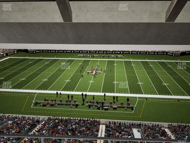 Seating view for Caesars Superdome Section Suite 415