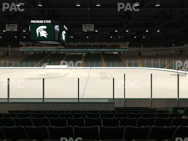 Seating view for Munn Ice Arena Section T