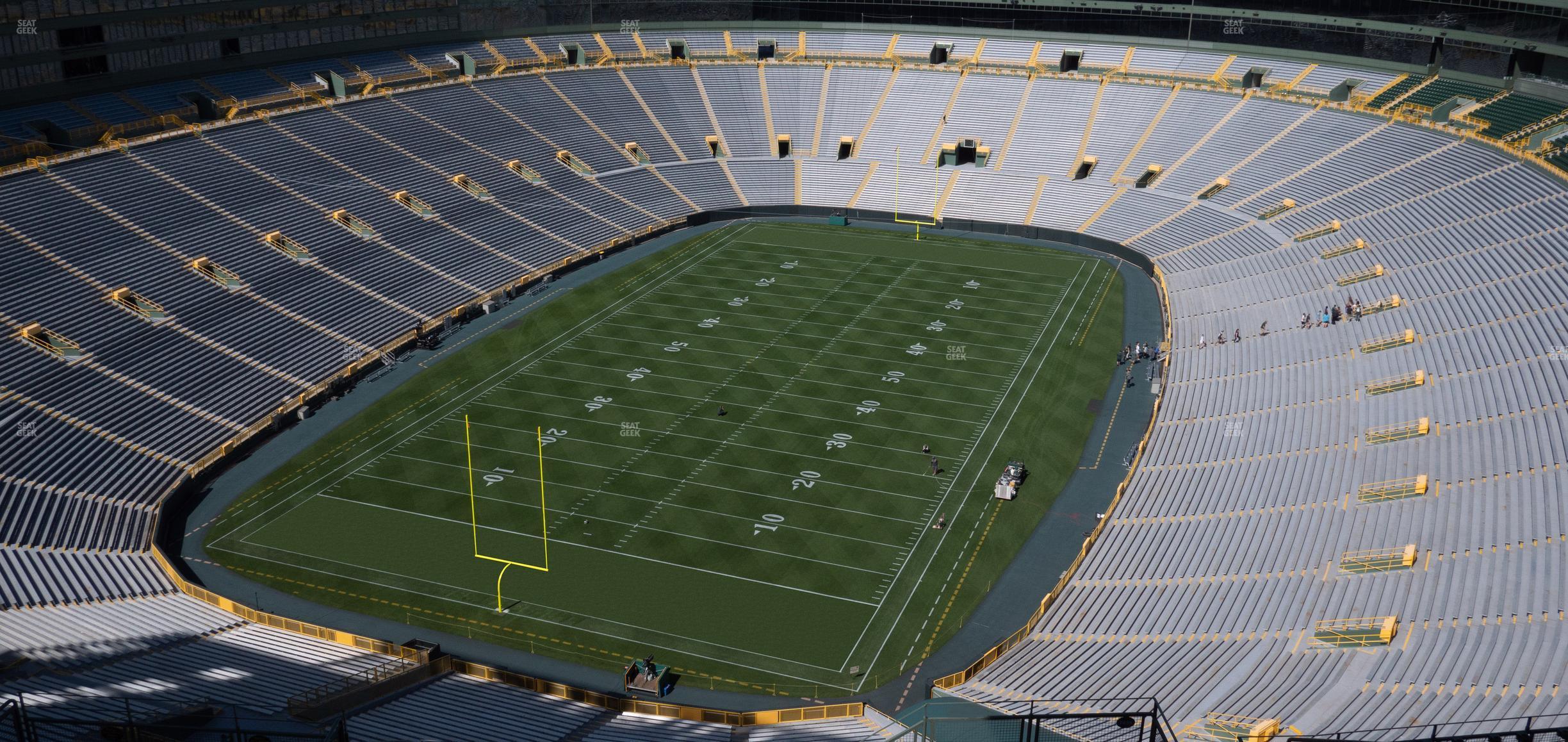 Seating view for Lambeau Field Section 743 S