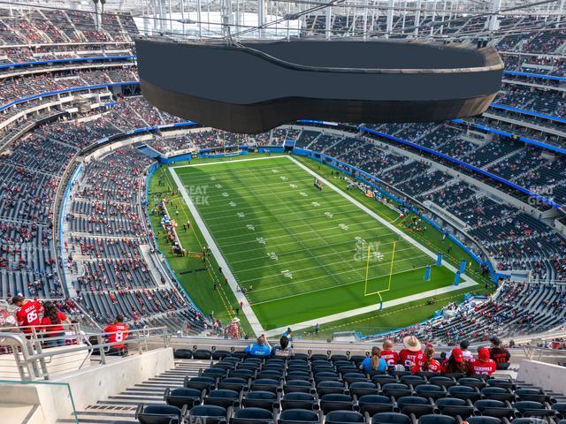 Seating view for SoFi Stadium Section 552