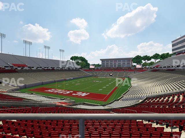 Seating view for Carter-Finley Stadium Section 218