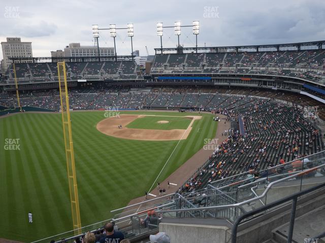 Seating view for Comerica Park Section 345