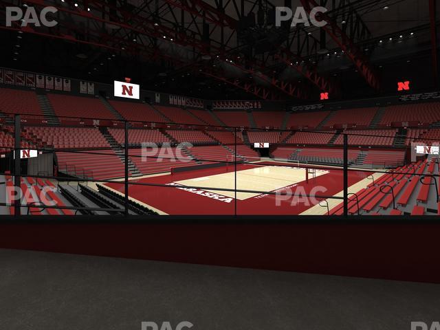 Seating view for Bob Devaney Sports Center Section B 11 D