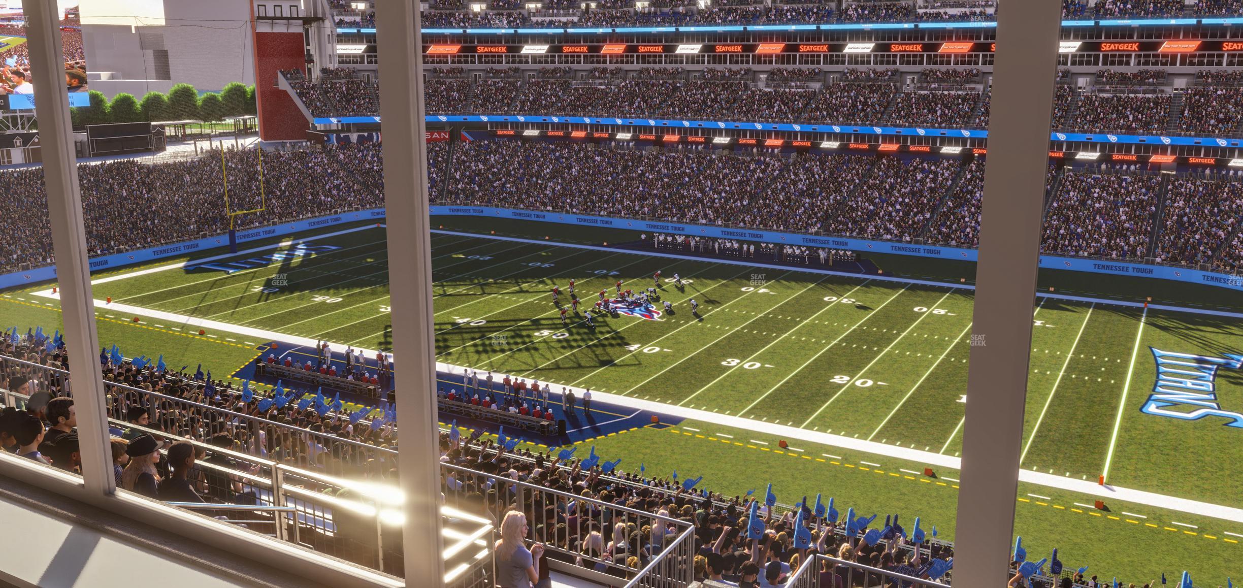 Seating view for Nissan Stadium Section Suite 509 E