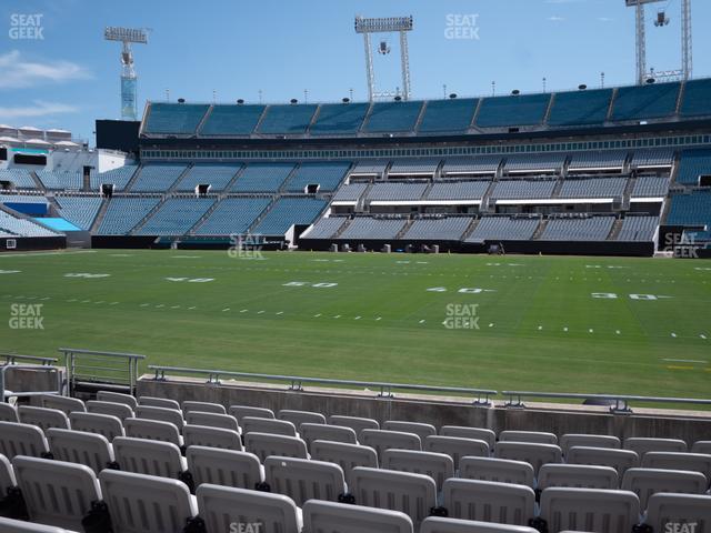 Seating view for EverBank Stadium Section Gallagher Club 8