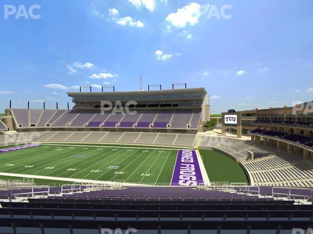 Seating view for Amon G Carter Stadium Section 202