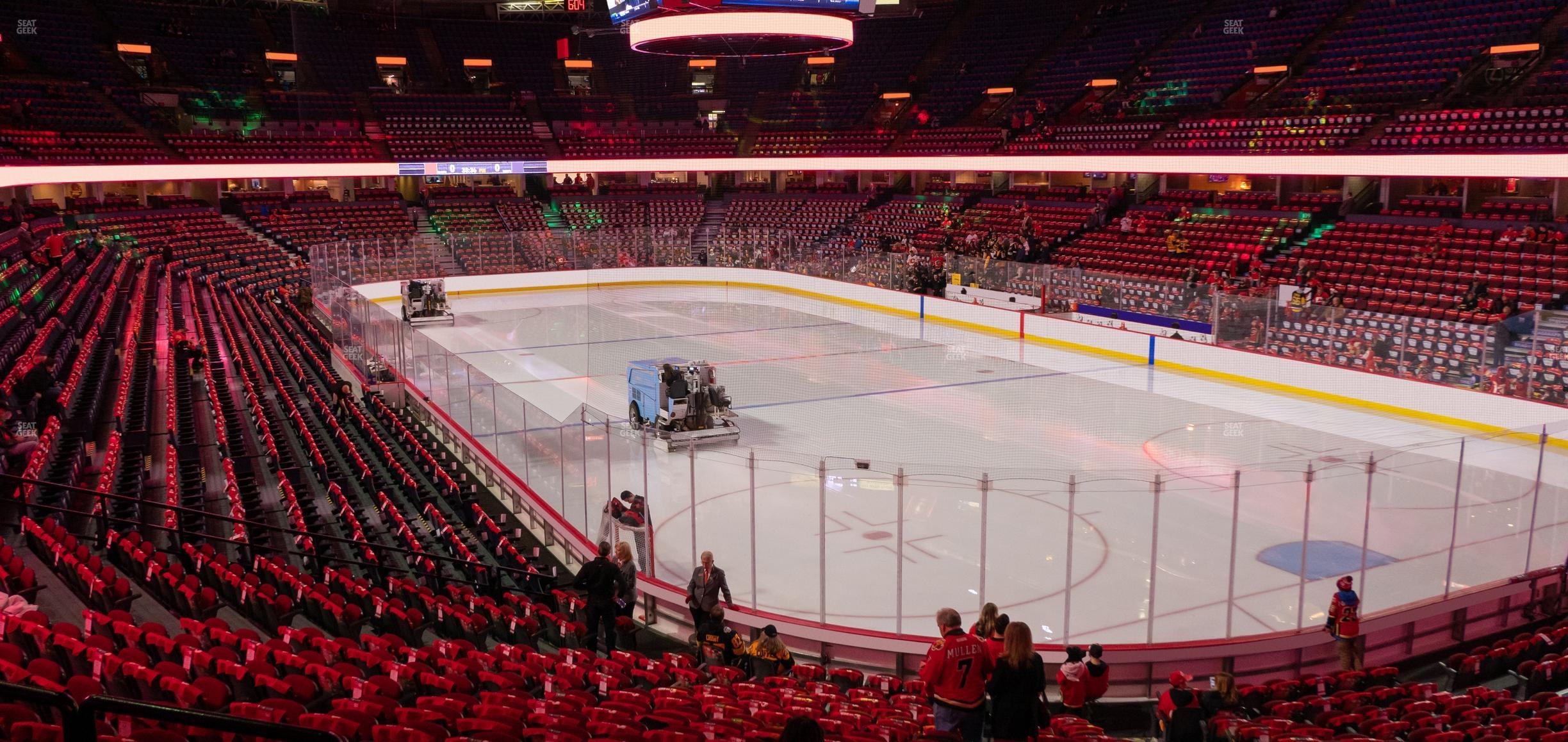 Seating view for Scotiabank Saddledome Section 102