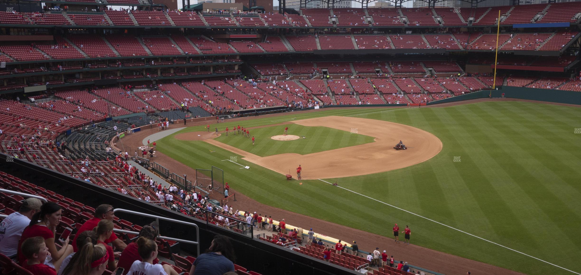 Seating view for Busch Stadium Section Right Field Loge 235