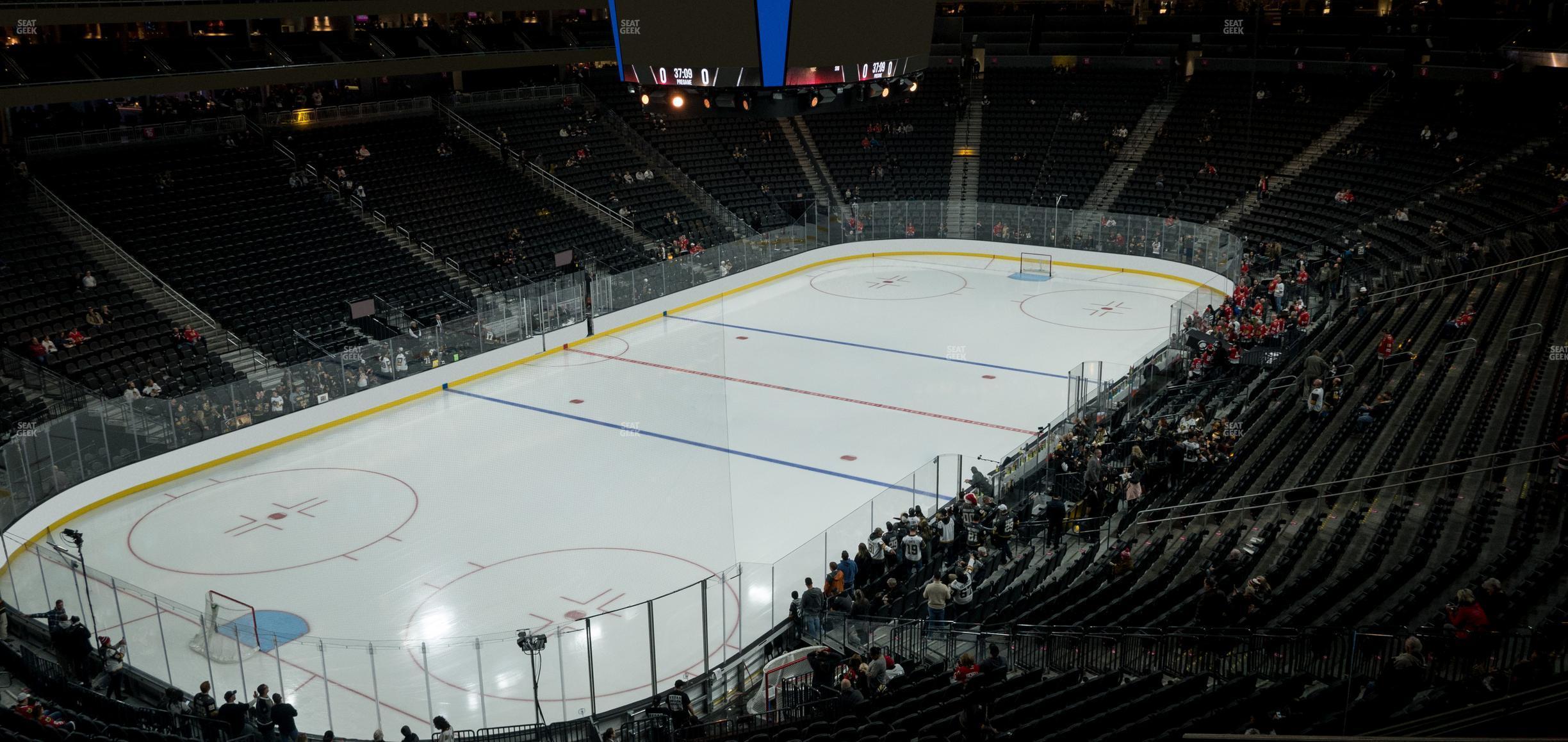 Seating view for T-Mobile Arena Section 105