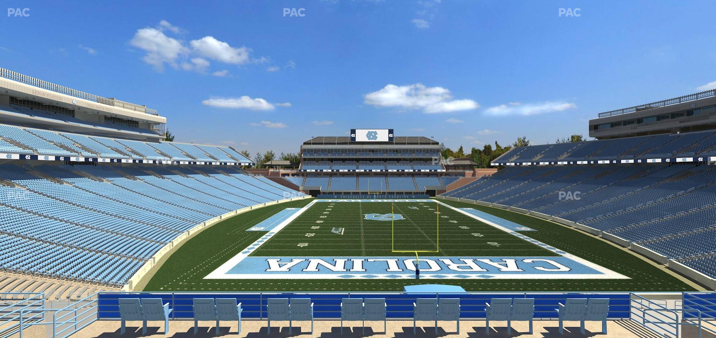 Seating view for Kenan Memorial Stadium Section 115