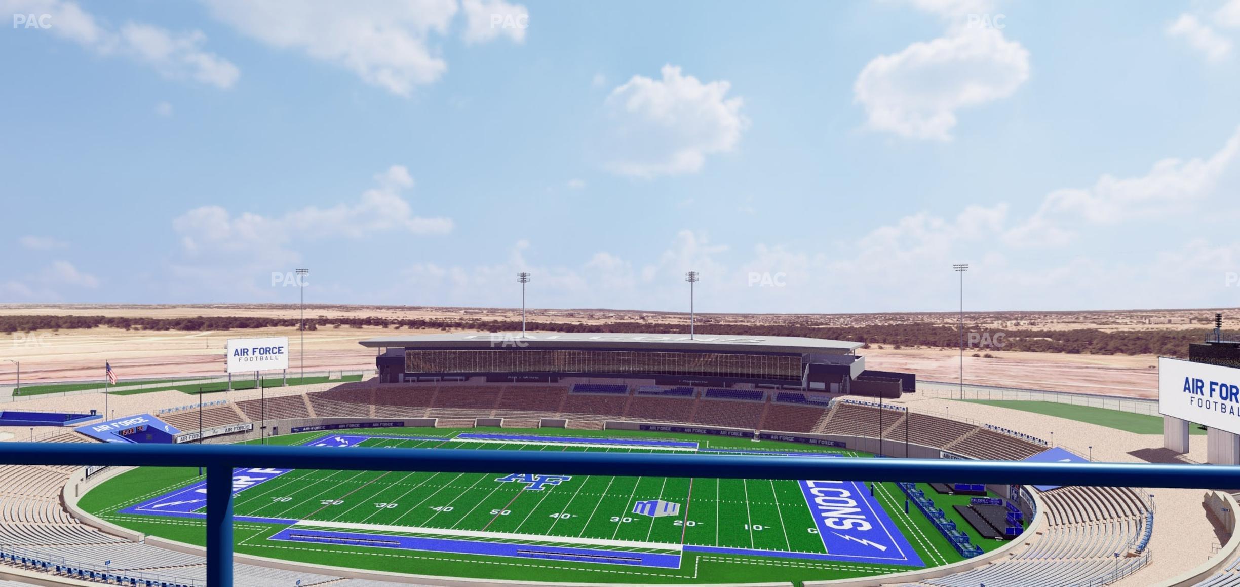 Seating view for Falcon Stadium Section U 5