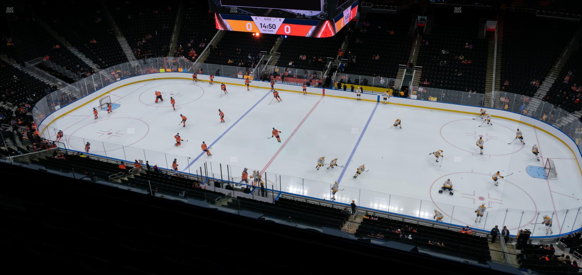 Seating view for Rogers Place Section 218