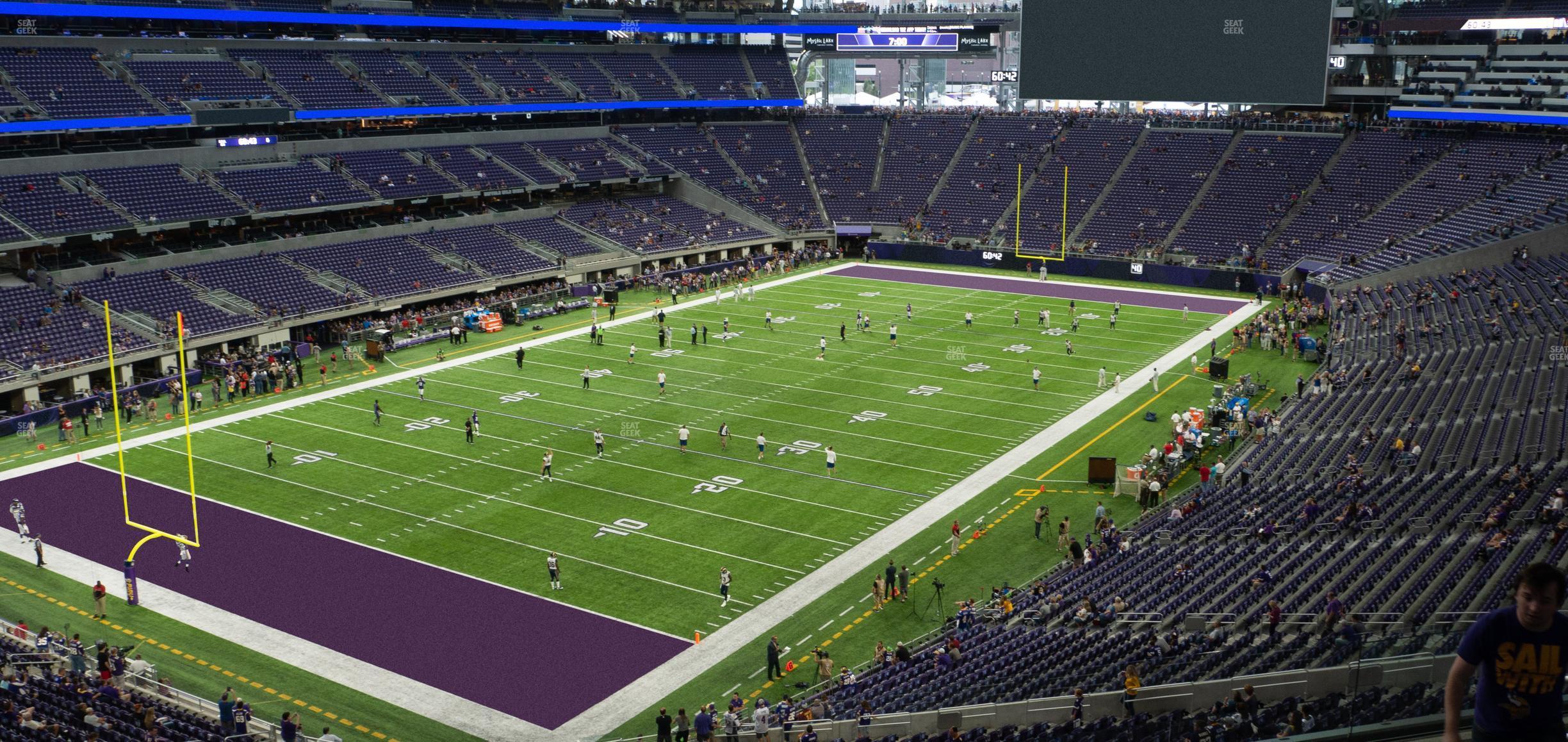 Seating view for U.S. Bank Stadium Section 219