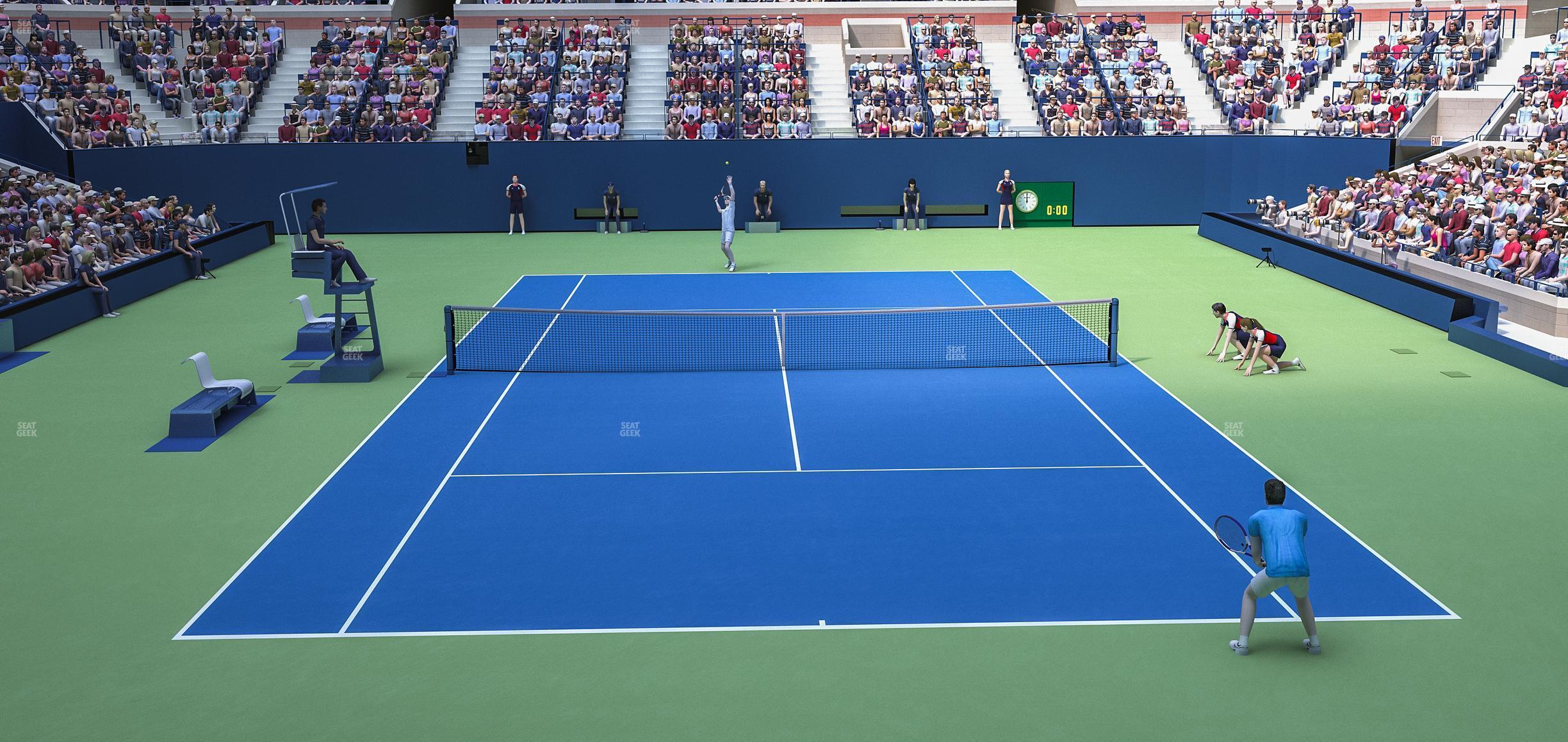 Seating view for Arthur Ashe Stadium Section 2