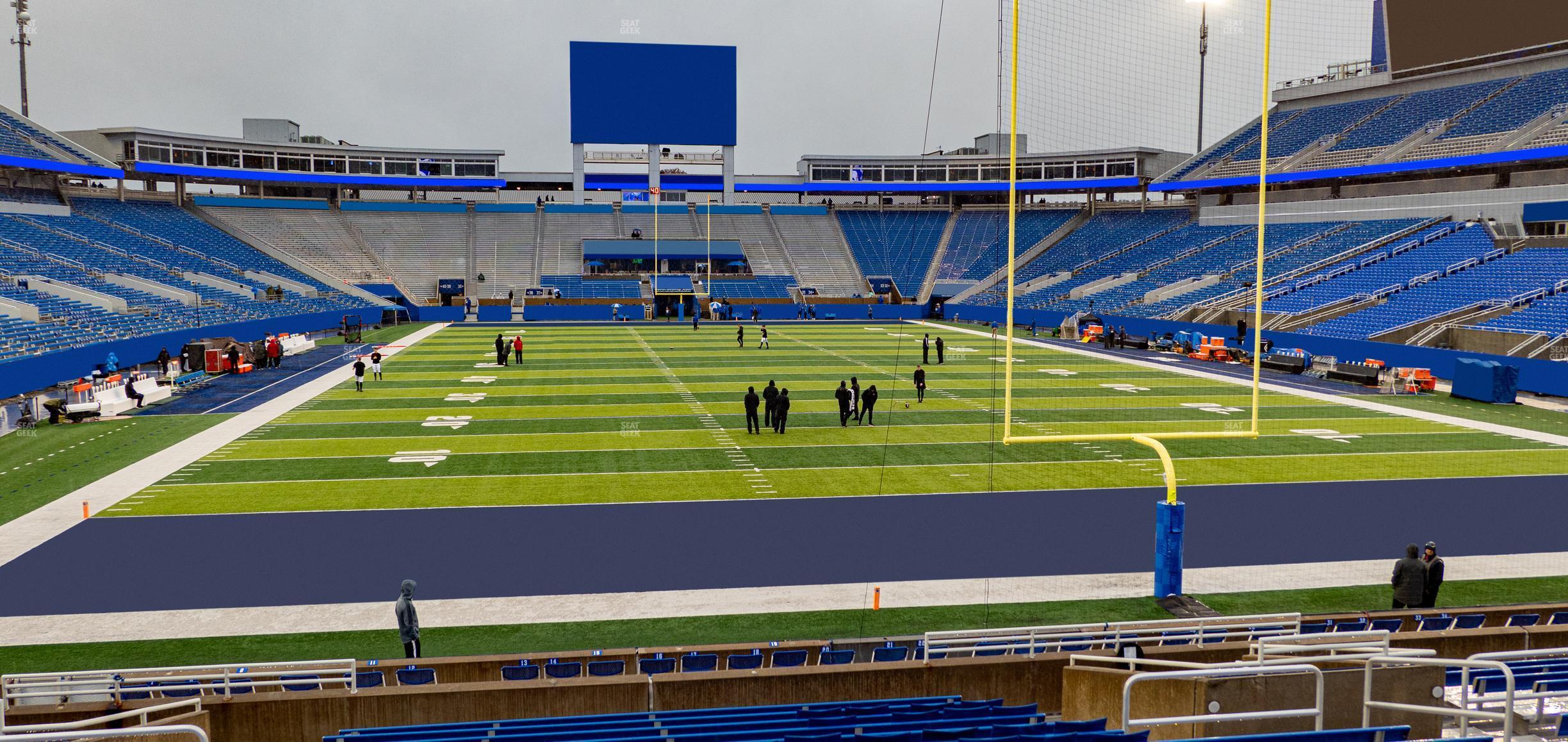 Seating view for Kroger Field Section 15